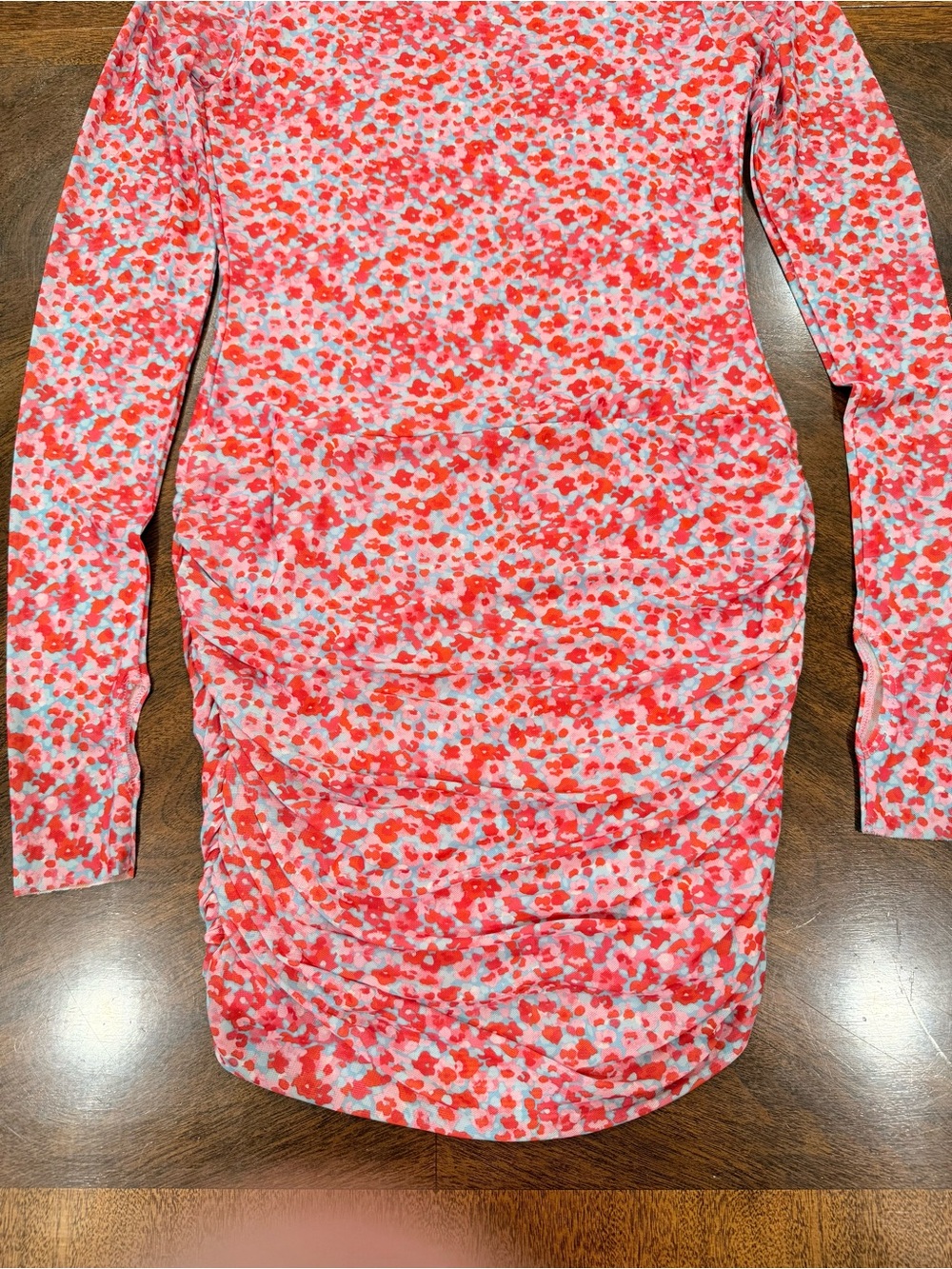AFRM Mirza Dress in Red Ditzy, size M - Picture 5 of 12